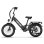 Bicicleta Eléctrica Cleytro 500W 48V 15.6Ah 20" Autonomía 40-50 km