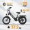 Bicicleta Eléctrica Cleytro 500W 48V 15.6Ah 20" Autonomía 40-50 km