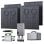 Panneau Solaire Lionshee Kit 800W Micro-onduleur Batterie 1024Wh 4 Panneaux Flexibles