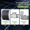 Panneau Solaire Lionshee Kit 800W Micro-onduleur Batterie 1024Wh 4 Panneaux Flexibles
