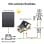 Panel Solar Flexible Lionshee Kit Solar Balcón 800W 4 Paneles Microinversor WiFi IP67