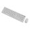 Tastiera Gembird KBS-WMS-01-W completa wireless con mouse bianco US International