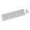 Tastiera Gembird KBS-WMS-01-W completa wireless con mouse bianco US International
