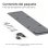 Estação de energia AFERIY Nomad1800 1024Wh 9 portas AC/DC/USB Bateria LiFePO4 Carregador solar dobrável