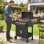 Barbecue a Gas Welltin 6 Bruciatori Termometro Armadio