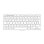 Tastatur Logitech Keys-To-Go 2 kabellos Bluetooth US International weiß