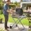 Barbacoa de Gas Plegable Portátil Welltin 2,5 kW con Ruedas y Termómetro