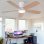 Ventoinha de Teto com Luz Welltin EU42WH-5028WH-1L 42" Motor DC Silencioso 6 Velocidades Comando