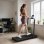 Tapis roulant Welltin A90-394V90BK pieghevole 2 in 1 inclinazione 10% 6 km/h