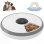 Dispensador automático Welltin D08-096V00GY para gatos y perros pequeños, 6 comidas, temporizador y pantalla LED