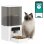 Distributeur Automatique Chats Welltin D08-093V90WT 4,5 L APP Enregistreur Vocal