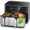 Freidora de Aire Wellent XXL 11L 2600W Doble Compartimento Dual Zone Sync & Match