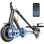 Patinete eléctrico Todimart T3S 350W Autonomía 30km Frenos dobles Negro