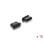 Tapón antipolvo Delock USB Type-C silicona negro pack 10 unidades