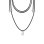 Cordon Plaud Note Pin Ajustable en Cuir vegan Noir