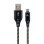 Cable USB Gembird USB 2.0 1 m noir et blanc