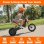 Motocicleta eléctrica infantil HillMiles MileRocket 1 300W 36V 4Ah