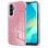 Funda COOL Glitter Rosa en silicona flexible para Samsung Galaxy A16 / A16 5G