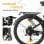 Bicicleta Eléctrica TTGO C2 Pro 250 W 36 V 18 Ah Ruedas 26"