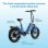 Bicicleta eléctrica plegable TTGO F6 Pro 250W 48V 18Ah 20"