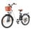 Bicicleta eléctrica TTGO YY-26ST 250W 26" 36V 14,5 Ah blanca