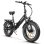 Bicicleta eléctrica Samebike LOTDM200-II Plegable 250W 48V 13Ah 20" 80km