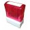 Pack 6 carimbos Brother PR1850R6P vermelho 18 x 50 mm para SC2000