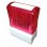 Pack 6 carimbos Brother PR1850R6P vermelho 18 x 50 mm para SC2000
