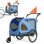 Remolque para mascotas 2 en 1 Sepnine 10202NS azul hasta 50 kg