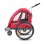 Remolque de bicicleta para niños Sepnine Fluid Bt511 Plegable Rojo Negro