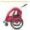 Remolque de bicicleta para niños Sepnine Fluid Bt511 Plegable Rojo Negro