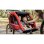 Remolque de bicicleta para niños Sepnine Fluid Bt511 Plegable Rojo Negro