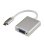 Adaptateur graphique MCL USB31-CM/40FCE USB-C vers VGA 1920x1080