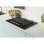 Encimera de gas Candy Essenza CDIV7GWLE4WB 60 cm 5 zonas Vidrio templado Negro