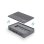 Caja PC TooQ TQE-2242G M.2 Aluminium Gris avec HUB USB-C 10 en 1
