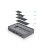 Caja PC TooQ TQE-2242G M.2 Aluminium Gris avec HUB USB-C 10 en 1