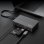 Caja PC TooQ TQE-2242G M.2 Aluminium Gris avec HUB USB-C 10 en 1