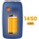 Avizar TEL-V202-BL 4G Téléphone pliable pour seniors Dual SIM Bleu