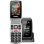 Avizar TEL-V202-BK 4G Klapphandy mit Doppelbildschirm Schwarz