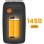 Avizar TEL-V202-BK 4G Klapphandy mit Doppelbildschirm Schwarz