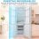 Frigorífico Combi Midea MDRB380FGE01A No Frost 180cm 270L E Blanco