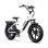 Velo electrique Onesport OT08 500 W 48 V 18 Ah Blanc