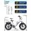 Velo electrique Onesport OT08 500 W 48 V 18 Ah Blanc