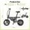 Velo Electrique iScooter EB1S 500 W Batterie 36 V 12 Ah