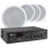 Altavoces Power Dynamics techo 100V con Bluetooth y amplificador 25W