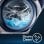 Lave-linge Hyundai HLCS8300AI Top 8kg 1300rpm A Blanc Vapeur LED
