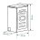 Lave-linge Hyundai HLCS8300AI Top 8kg 1300rpm A Blanc Vapeur LED