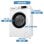 Lavadora Sauber Serie 3-W6105V Carga Frontal 6 Kg 1000 rpm A Blanca