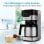 Cafetière à filtre Medion MD 18458 1,2 L 900 W avec écran digital et sélection d'arôme