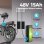 Bicicleta eléctrica Toofly GS3 400W 48V 15Ah 14"